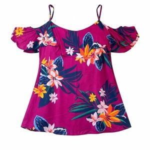 Old Navy Multicolor Floral Blouse